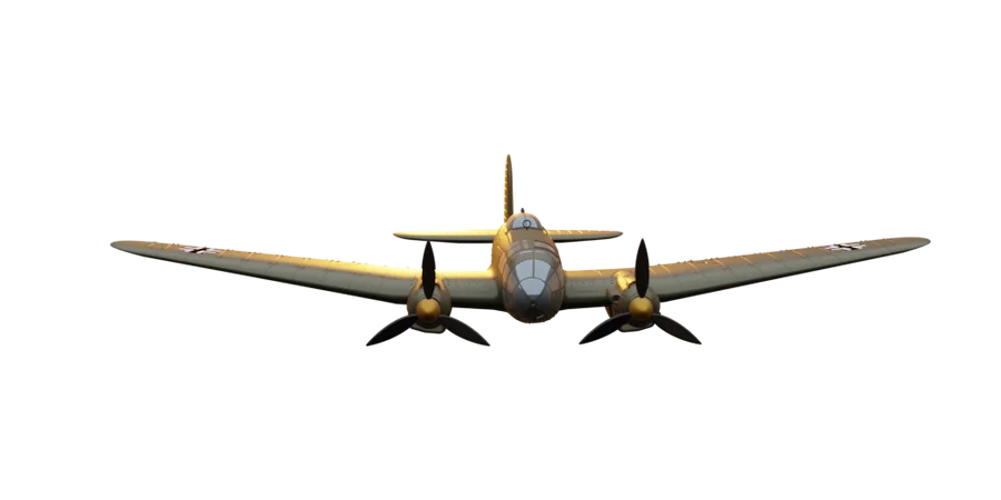 Rotating view of the Heinkel HE-111 model